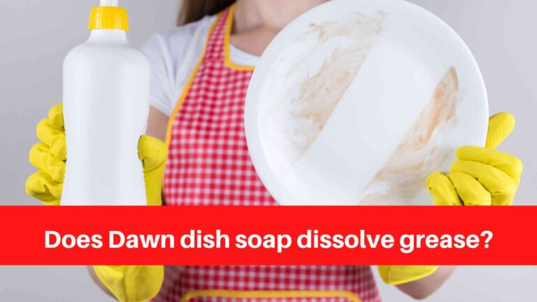 Does Dawn dish soap dissolve grease
