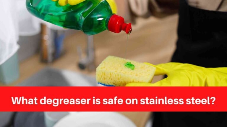 What degreaser is safe on stainless steel